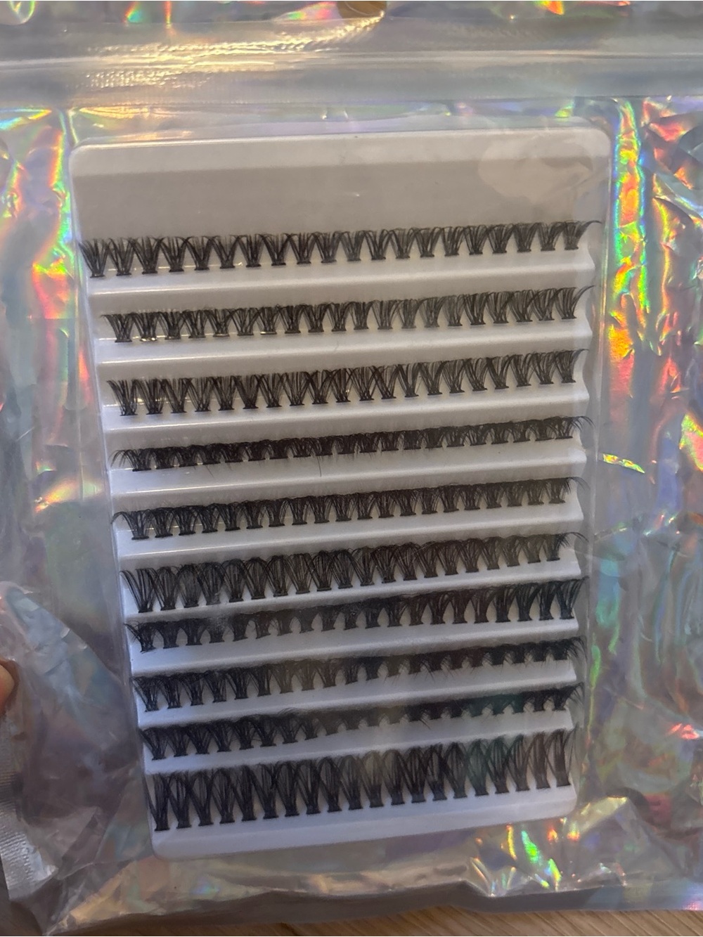 Individual Cluster False Eyelash Extensions - Black
